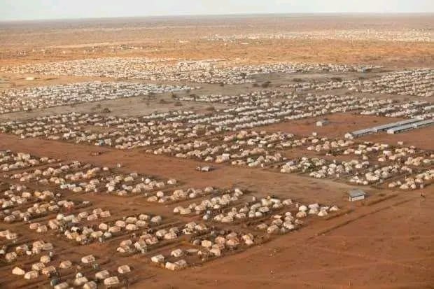 Aerial view of Kakuma Refugee Camp